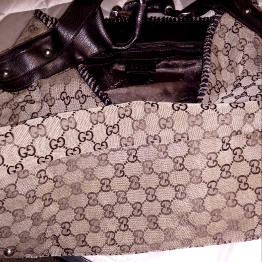 Gucci Brown Leather Tote